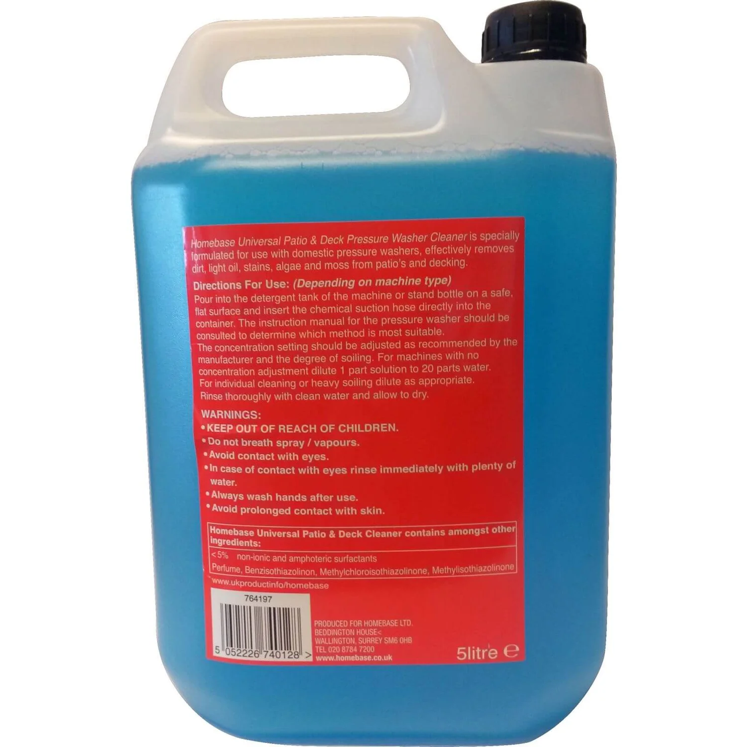 ALM 5L Universal Patio & Decking Cleaner 4 ALM 5L Universal Patio & Decking Cleaner - Image 2