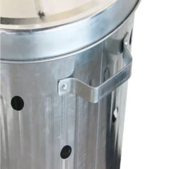 None Garden Galvanised Steel Incinerator / Fire Bin With Lid - 85L 16 None Garden Galvanised Steel Incinerator / Fire Bin With Lid - 85L -Garantia Store 12834094 7265030658432669