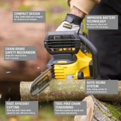 STANLEY FATMAX V20 18V Cordless 30Cm Chainsaw (Sfmccs630M1-Gb) 14 STANLEY FATMAX V20 18V Cordless 30Cm Chainsaw (Sfmccs630M1-Gb) -Garantia Store 12882310 1165052745702899