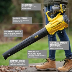 STANLEY FATMAX V20 18V Cordless Brushless Blower (Sfmcbl7M1-Gb) -Garantia Store 12885849 7835052745693389