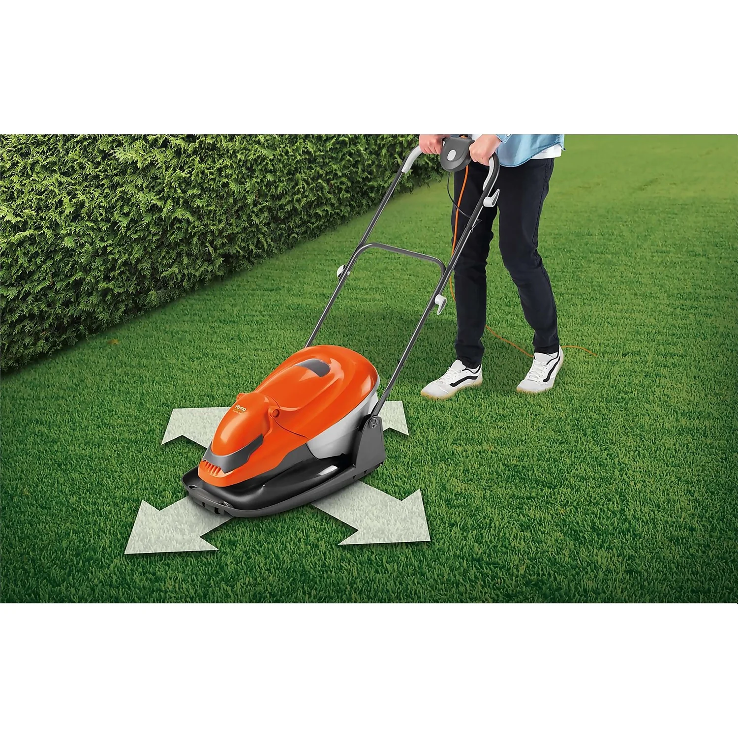 Flymo 1800W EasiGlide Electric Hover Lawn Mower - 36cm 4 Flymo 1800W EasiGlide Electric Hover Lawn Mower - 36cm - Image 2