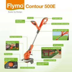 Flymo Contour Electric Grass Trimmer - 25cm -Garantia Store 12885912 1174856528981016