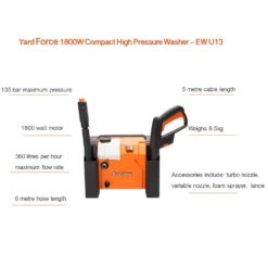 Yard Force 1800W 135Bar Compact Pressure Washer 13 Yard Force 1800W 135Bar Compact Pressure Washer -Garantia Store 12892251 9054929620347179