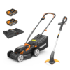 WORX 40V WG927E Cordless Lawn Mower & Trimmer Twin Pack - 34cm 2 WORX 40V WG927E Cordless Lawn Mower & Trimmer Twin Pack - 34cm -Garantia Store 13280772 1534944645465063