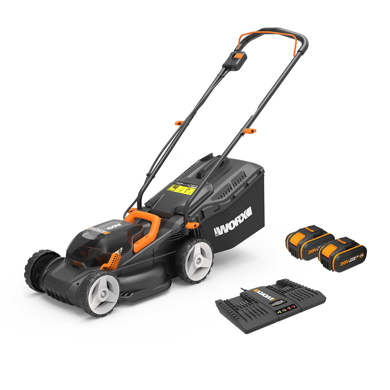 WORX 40V WG779E.1 Cordless Lawn Mower - 34cm 3 WORX 40V WG779E.1 Cordless Lawn Mower - 34cm