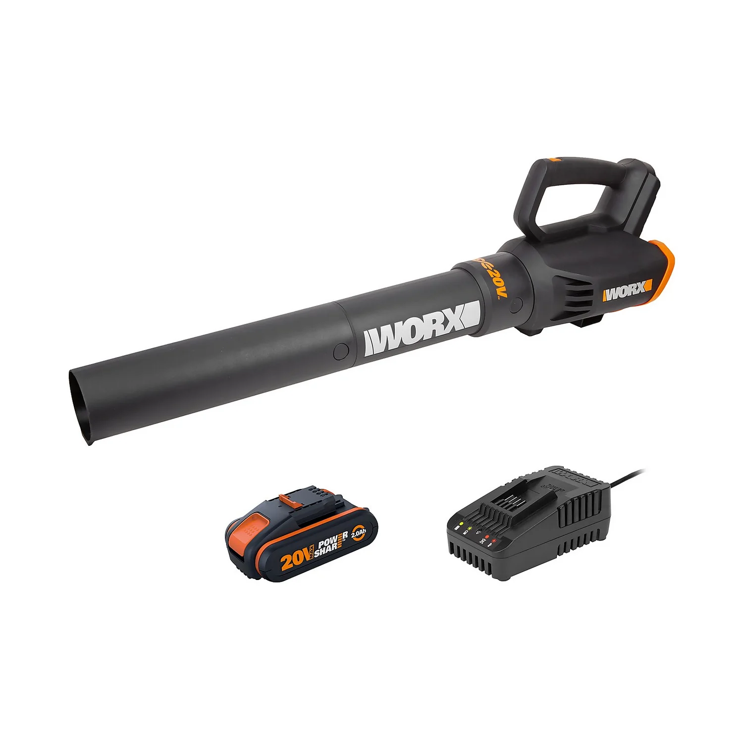 Worx WG547E Turbine 20V 2.0Ah Cordless Garden Blower 3 Worx WG547E Turbine 20V 2.0Ah Cordless Garden Blower