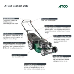 Atco 166cc Classic 20S Petrol Lawn Mower- 51cm 13 Atco 166cc Classic 20S Petrol Lawn Mower- 51cm -Garantia Store 13483564 4434932703871040