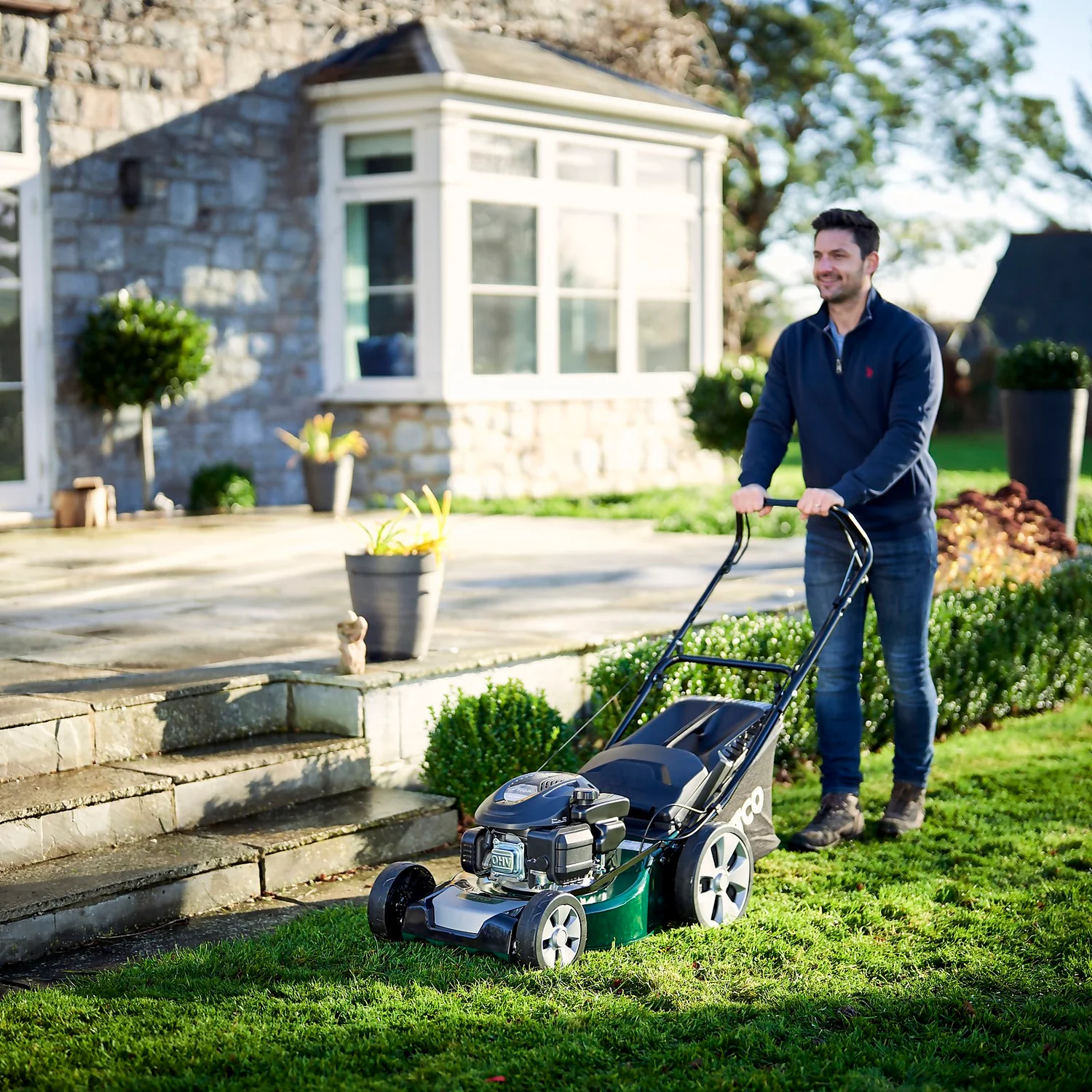 Atco 139cc Classic 18S Petrol Lawn Mower - 46cm 4 Atco 139cc Classic 18S Petrol Lawn Mower - 46cm - Image 2