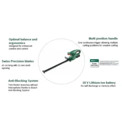 Bosch EasyHedgeCut 18-45 Hedge Trimmer 14 Bosch EasyHedgeCut 18-45 Hedge Trimmer -Garantia Store 13496928 1884961768712855