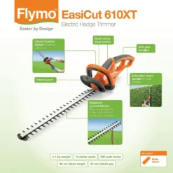 Flymo EasiCut 610XT Hedge Trimmer 10 Flymo EasiCut 610XT Hedge Trimmer -Garantia Store 13524810 5224936857421032