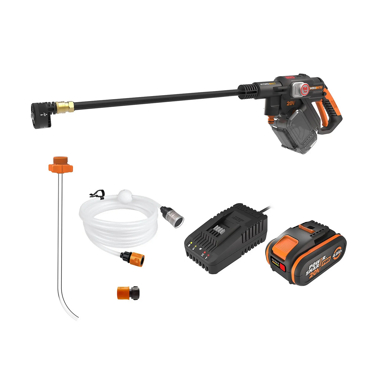 Worx Nitro Brushless Hydroshot Cordless Pressure Washer 2 Worx Nitro Brushless Hydroshot Cordless Pressure Washer